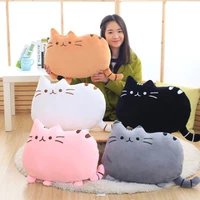 50cm kids stuffed dolls cute biscuit cats kawaii room decor cushion baby appease pillows soft plush toys fun gifts for children