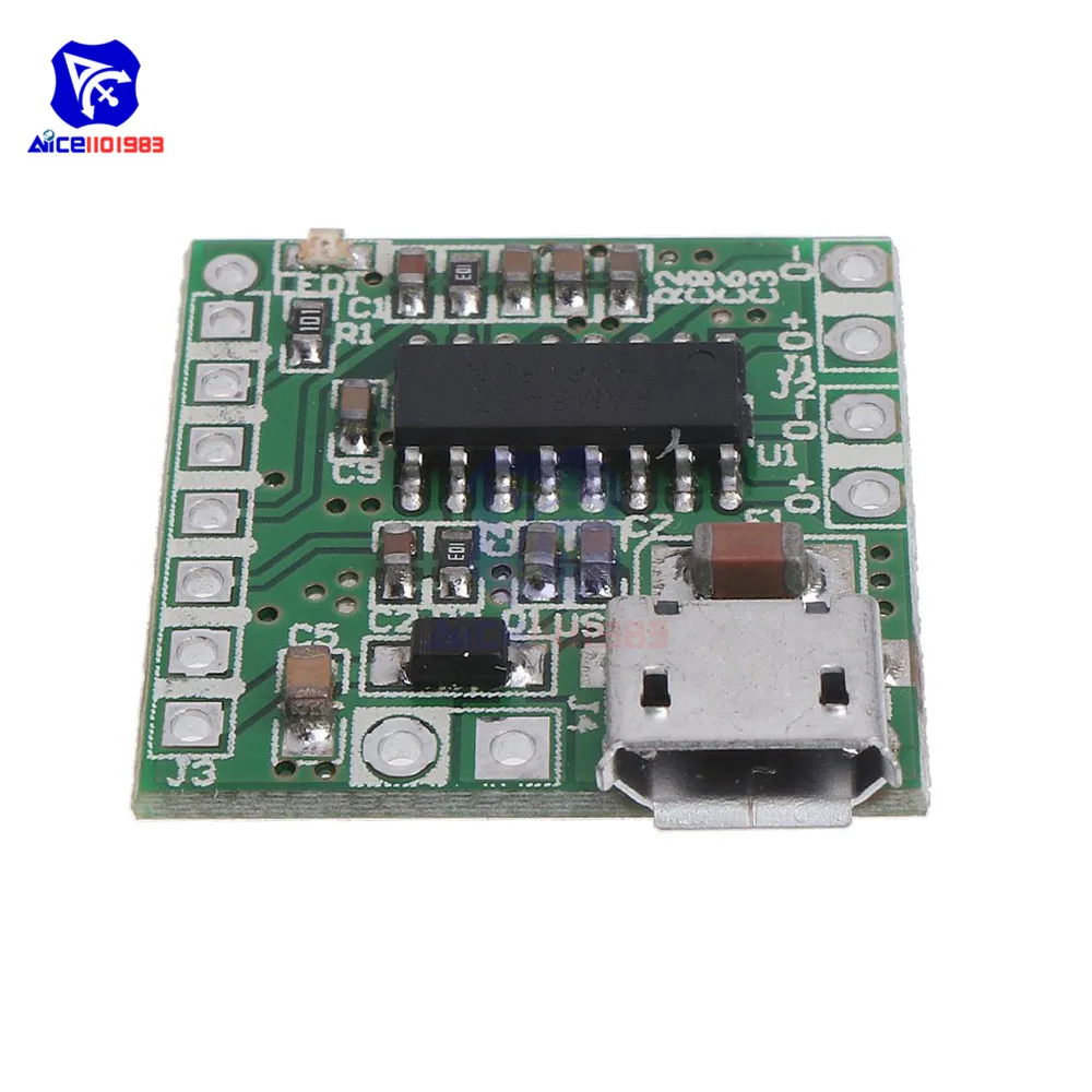 Diymore PAM8403 мини усилитель модуль класса D 2x3 Вт Micro USB мощность Bluetooth усилитель плата модуль