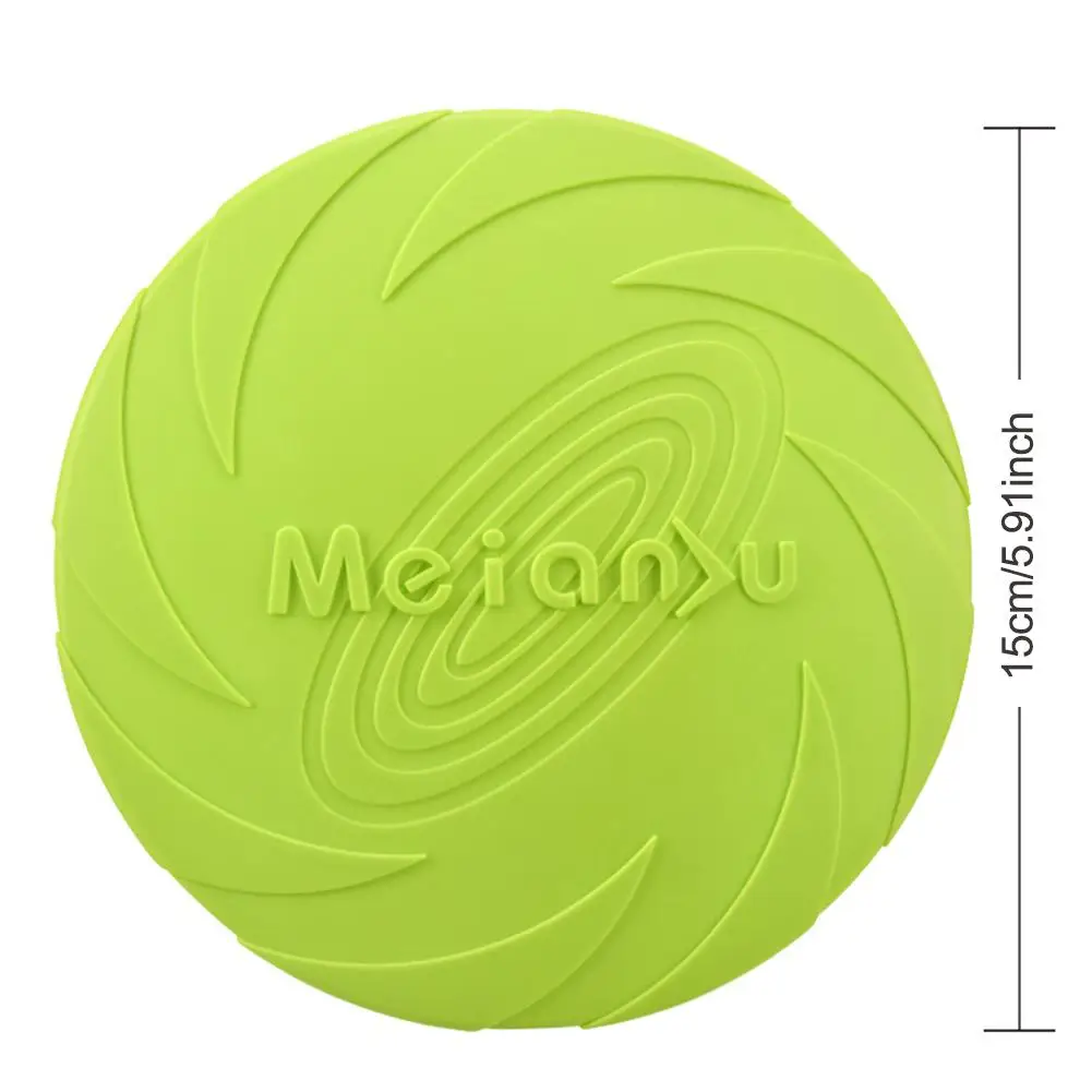 

Pet Dog Toy Interactive Throwing Flying Disc Chewing Toy Food Dispenser Feeding Tray Training Toy For Pet Dog