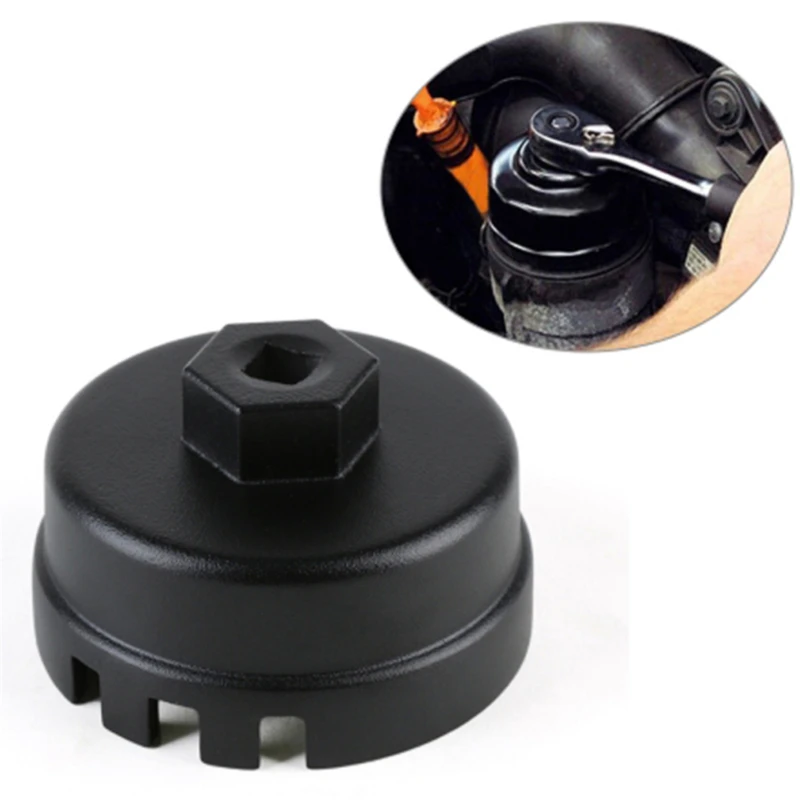 Прочный высококачественный черный масляный фильтр ключ-съемник инструмент для