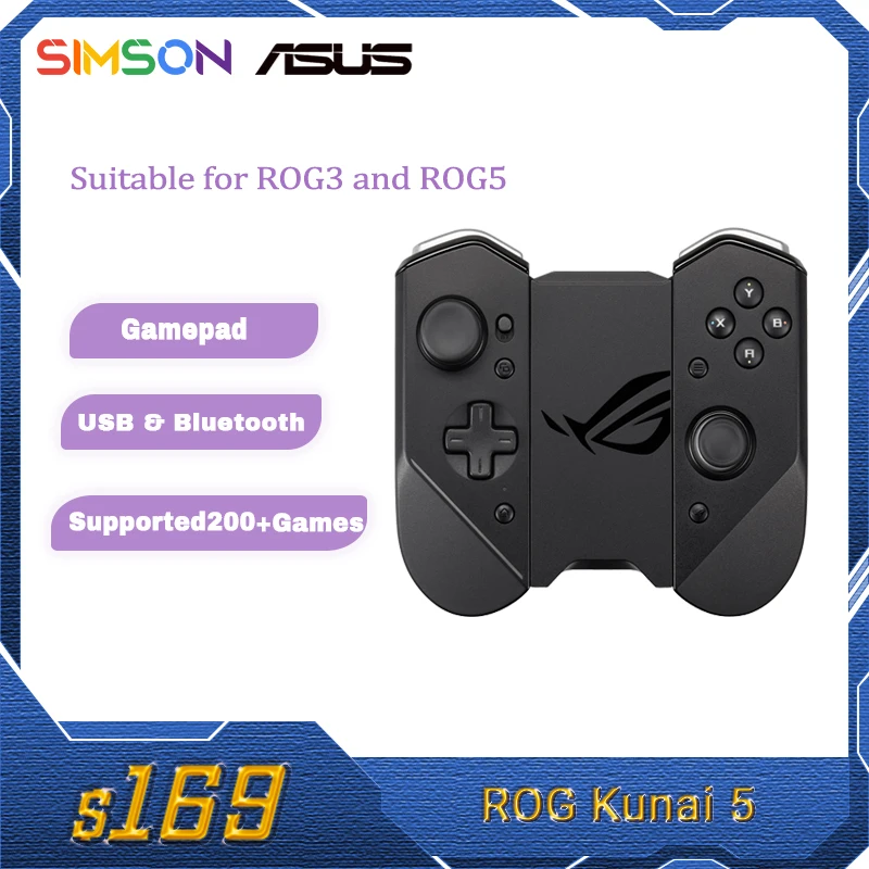 

Игровой контроллер ROG Kunai 5 с поддержкой 200 + игр, 2,4 ГГц