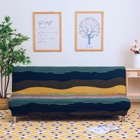 universal armless sofa bed cover for living room folding modern slipcovers stretch sofa covers printed couch protector home
