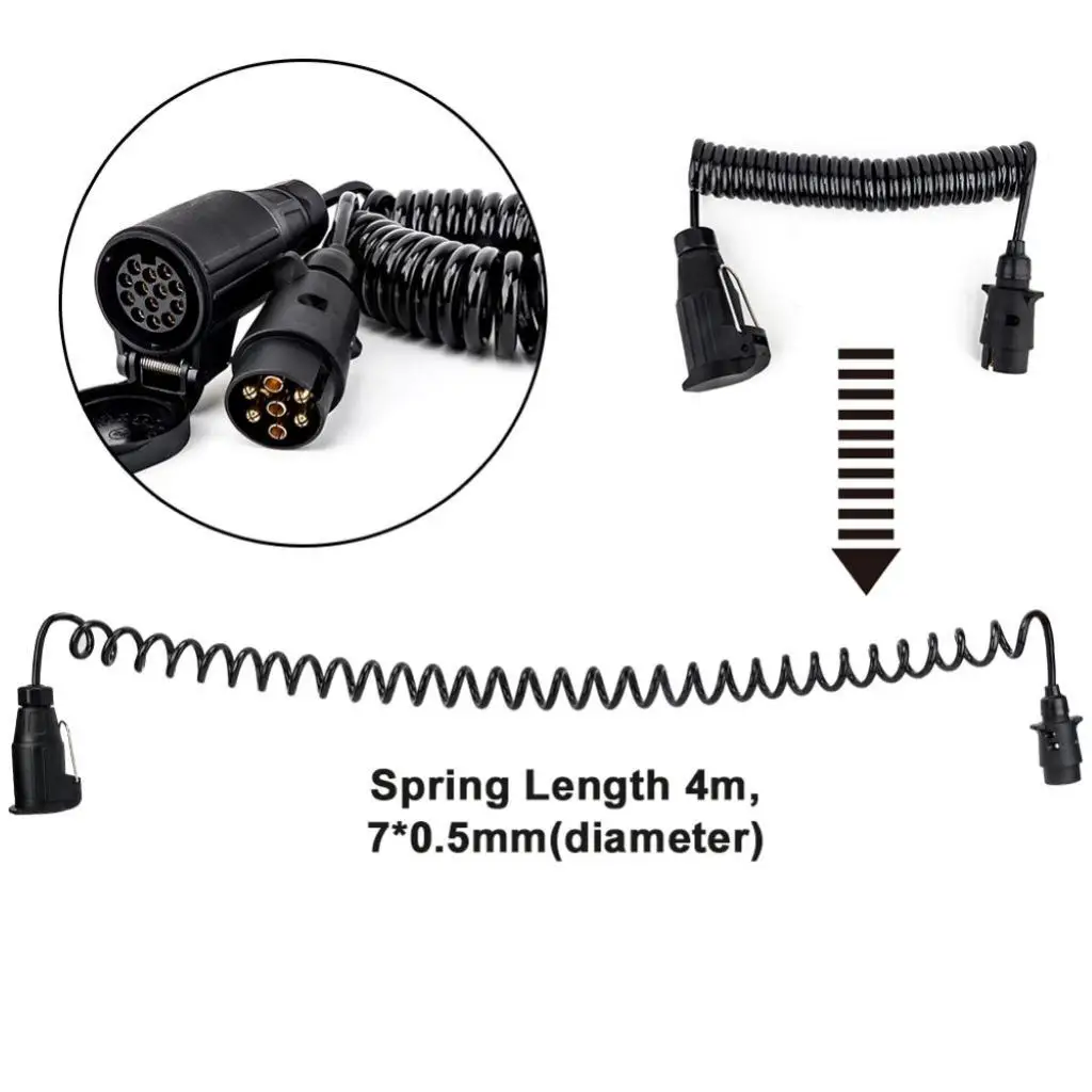 Адаптер для прицепа от 13 до 7 штырьков водонепроницаемый трос автомобилей|Буксировка и подача| |