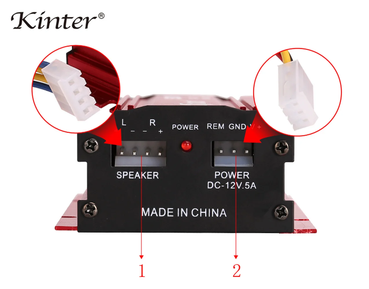 Мини-Усилитель Kinter профессиональный аудиоусилитель Hi-Fi стерео сабвуфер