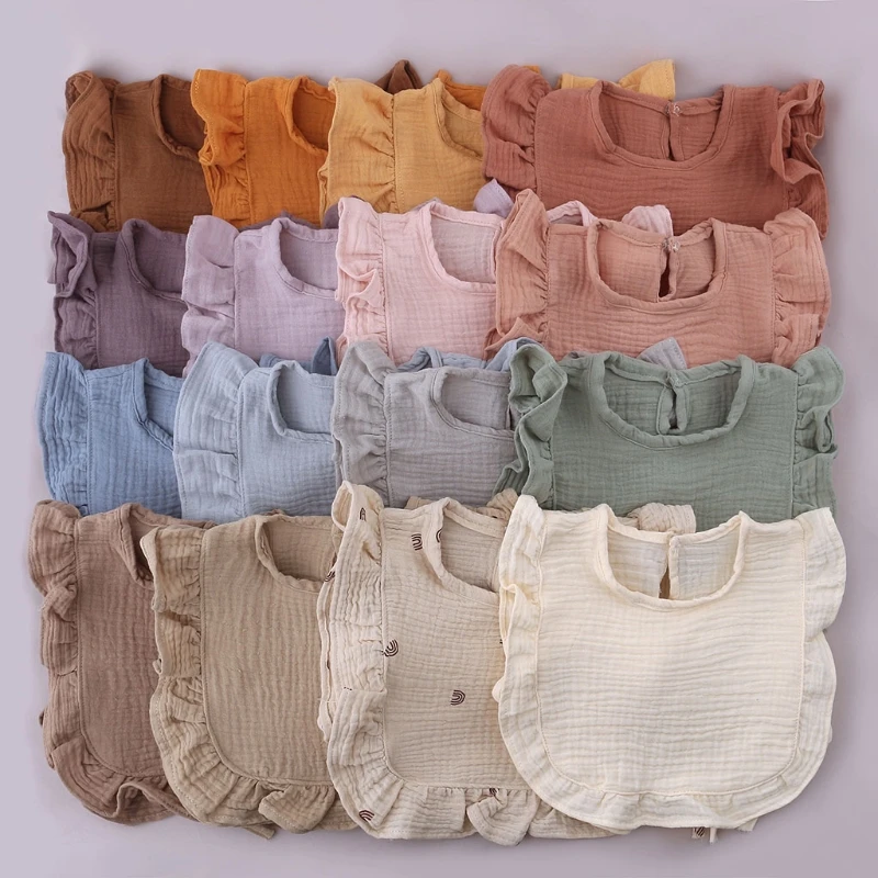 

Babyvoeding Kwijl Bib Zuigelingen Kant Speeksel Handdoek Zacht Katoen Burp Doek Voor Pasgeboren Peuter