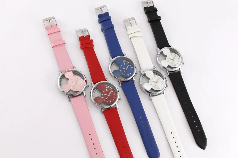 

Cartoon Hollow Fashion Women's Quartz Watch Belt Ladies Watch