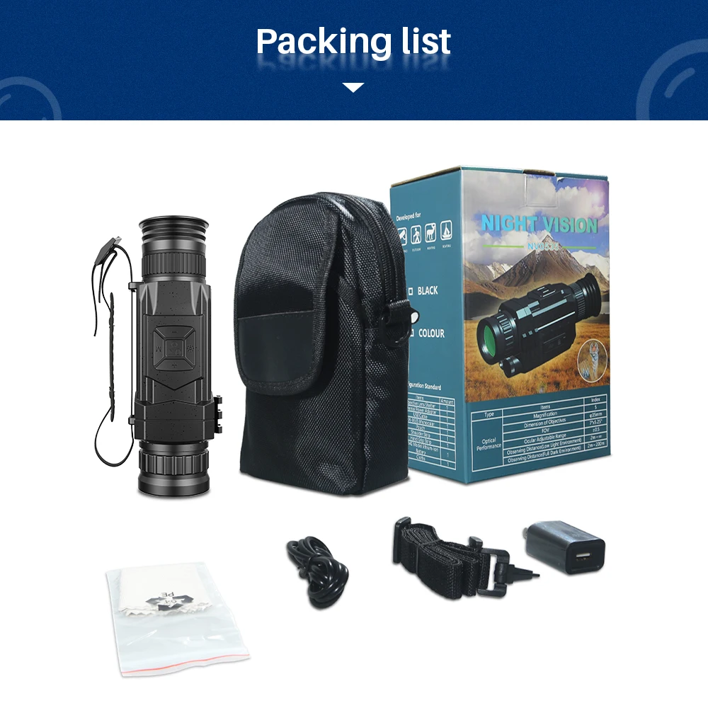 

APEXEL Digital Night Vision Monocular Telescope 8G IR5X 8X Optics Scope Photo Video Recording Camera Binoculars For Hunting