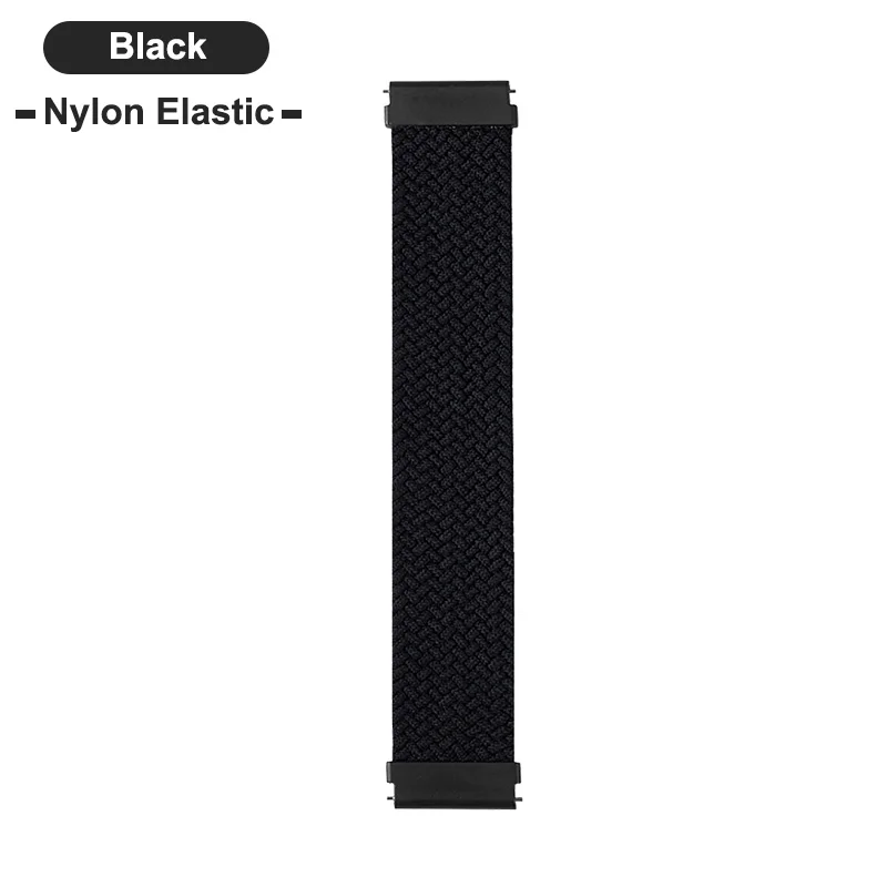 

20MM Nylon Braided Strap For Xiaomi Huami Amazfit Bip U/Bip S Smart Watch Band Solo Loop Wristbands For Amazfit GTS 2/GTS/GTR 42