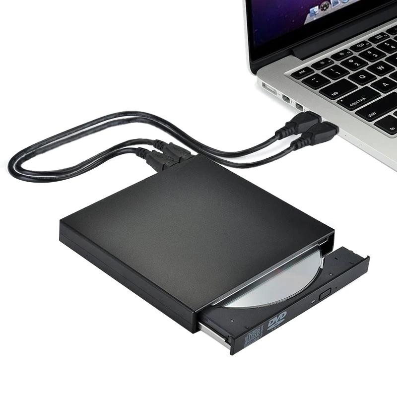 External Dvd Drive Optical Usb 2.0 Cd Rom Player Cd-Rw Burner Writer Reader Recorder Portable for Laptop Windows Pc | Компьютеры и