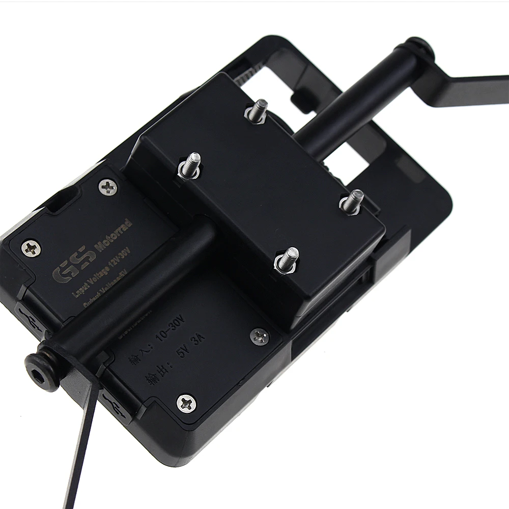 Черный Кронштейн для навигации держатель смартфона GPS Suzuki DL 1000 V-Строма vстрома 2017