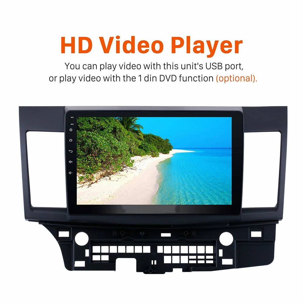 10 1 &quot2Din Android автомобильный Радио стерео Мультимедийный плеер для Mitsubishi Lancer-ex