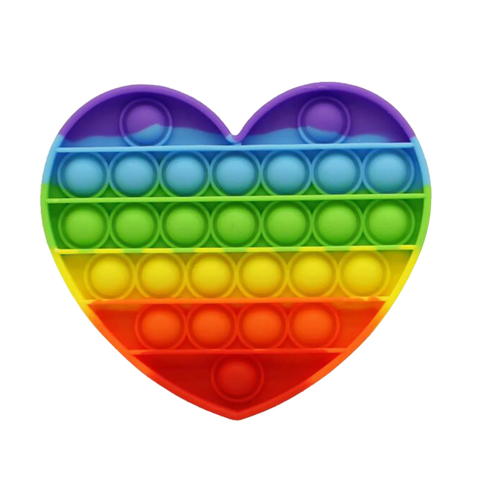Фиджет-антистресс радуга popi силиконовые декомпрессионные игрушки для детей и
