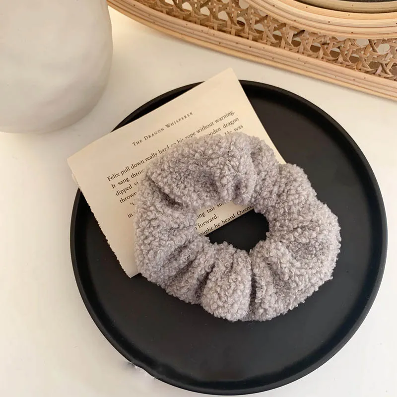 Зимние теплые женские кольца из овечьей шерсти милая фотоверевка украшение для