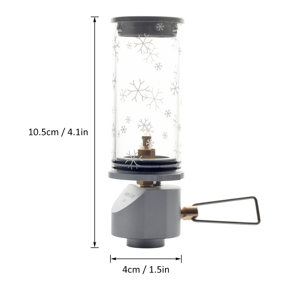 

Camping Lamp Butane Gas Lantern Garden Yard Holiday Mood Light Mini Flame Lantern Gift Gas Lantern Splitter for Open-air Camping