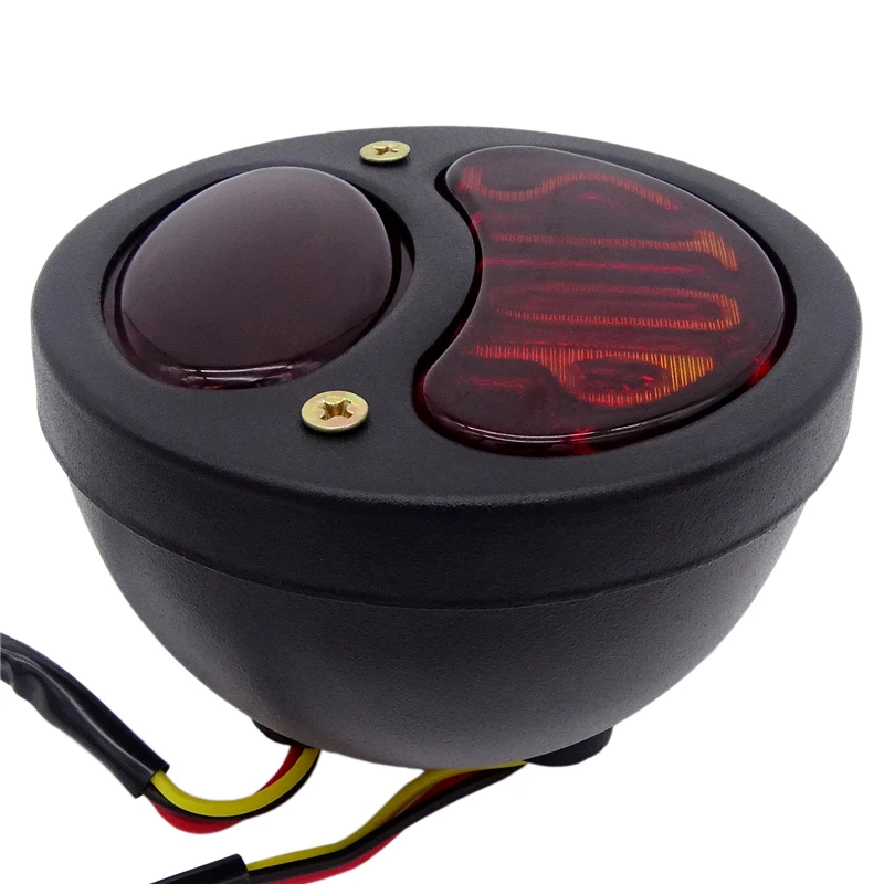 1 шт. мотоциклетные хвост светильник красный тормозной светильник Мото Аксессуары поворотник задний фонарь стоп светильник для Harley Cruiser Cafe Racer