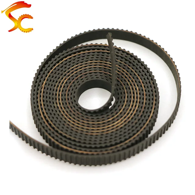 

High Quality 4Meters/Lot T2.5 6mm Timing Belts width 6mm Rubber with fiberglass Metric Trapezoid open ended belt 3D Printer