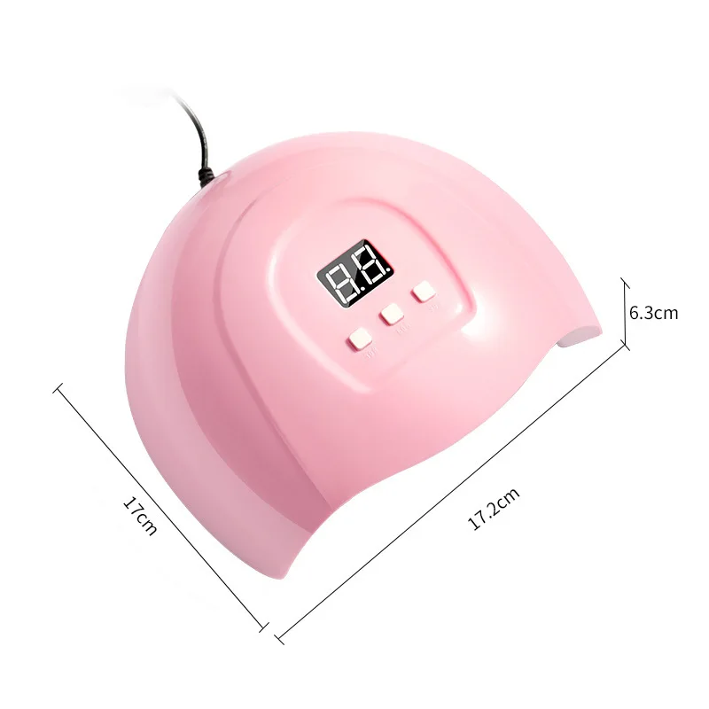 

LED nail 54W high power intelligent nail polish baking lamp dryer quick drying cross border wholesale manicure lamp