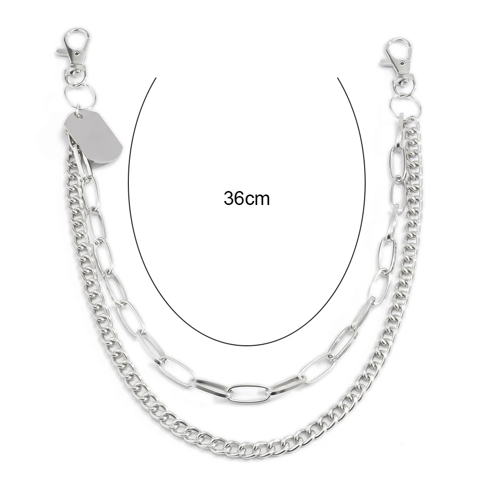 

Fashion Multilayer Waist Chain Women Metal Chain Body Chain Street Fashion Hip Hop Tassel Trousers Pants Chain Punk Waistband