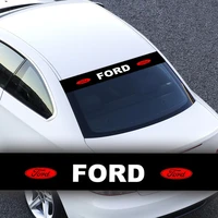car banner front rear windshield sunshade vinyl sticker decoration for ford fiesta ecosport escort ranger mondeo mustang focus 2
