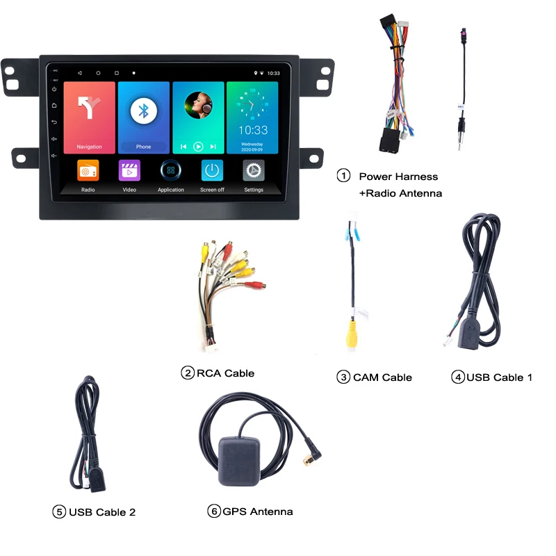 Для MAXUS T60 2017 2020 9 &quotAndroid автомобильный мультимедийный плеер Авто Радио Стерео GPS