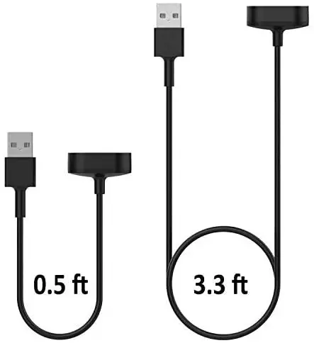 

Зарядное устройство Fitbit Inspire/Inspire HR [в 2 упаковках],USB-кабель для зарядки для фитнес-трекера Fitbit Inspire/Inspire HR (фута/фута)
