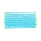 Пластиковая стойка для Пробирок диаметром 13 мм, 50 положений отверстий, пластиковая трехуровневая стойка для пробирок, 1 шт.