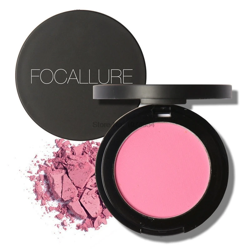По ems или dhl 200 шт FOCALLURE Горячая продажа макияж лица румяна порошок|face blush powder|blush