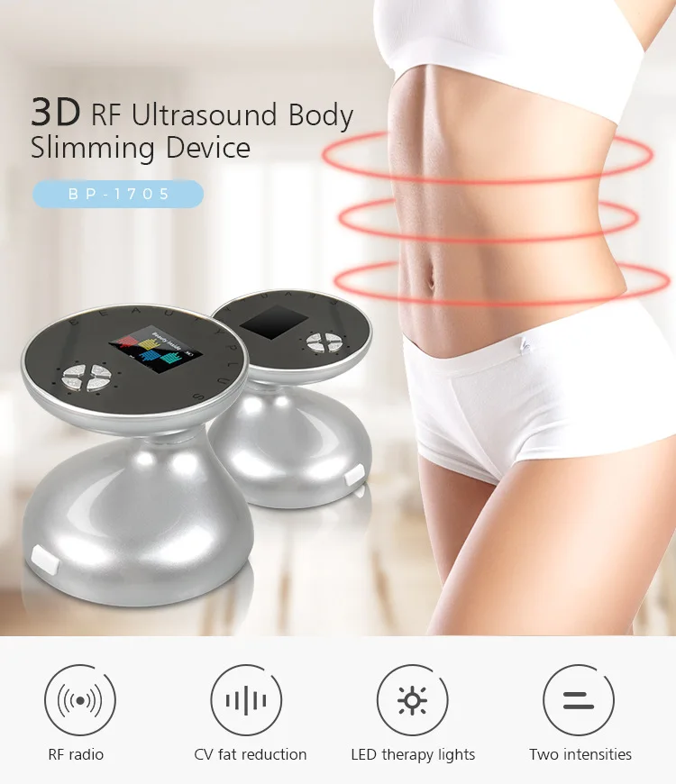 Beste 3D Massage Afvallen Ultrasone Lichaam Vermagering Machine Rf Radio Frequentie Handvat-Held Massage Machine Full Body Afslanken Tool