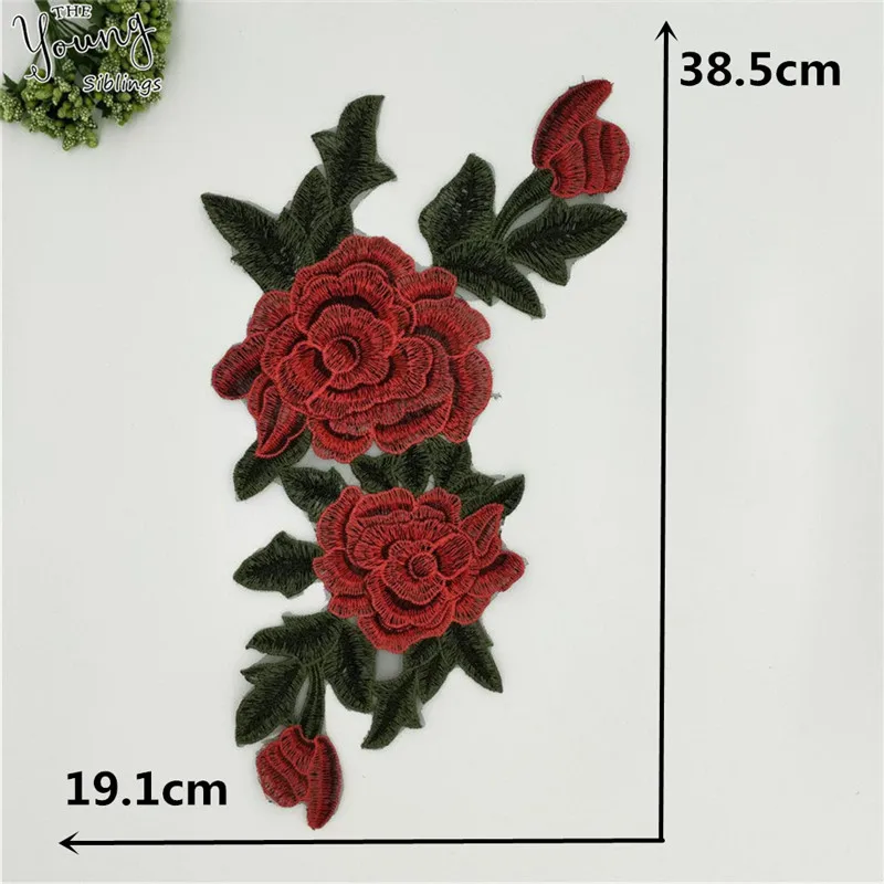 Кружевной воротник с пионами и цветочным кружевом аппликация на шею вышивка