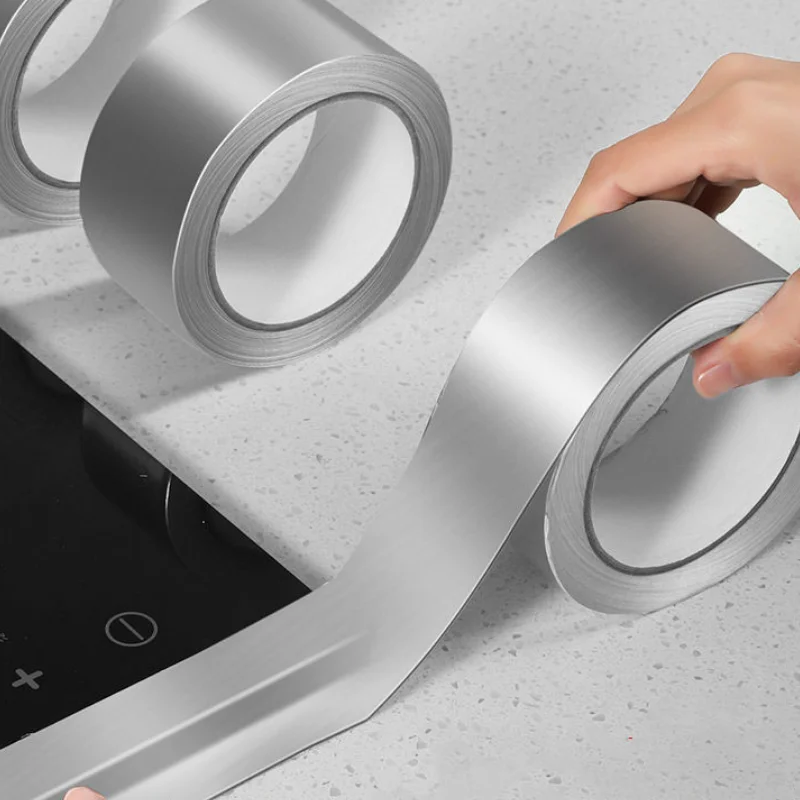 

Kitchen Fine Seam Sticker High Temperature Resistant Aluminum Foil Anti-oil Stickers Adhesive Tape Self Adhesive Waterproof Tape