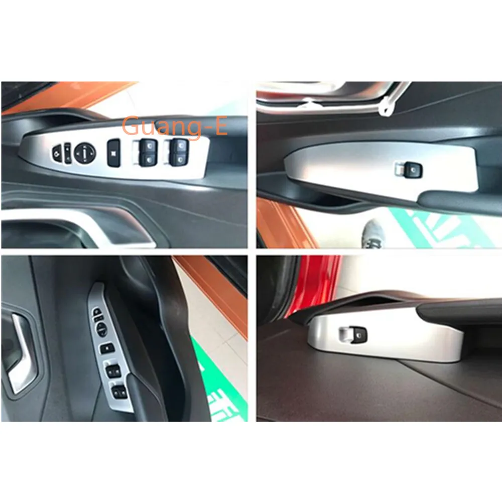 car styling body stick ABS chrome door Window glass panel bowl handle frame trim 4pcs for Hyundai Solaris Accent