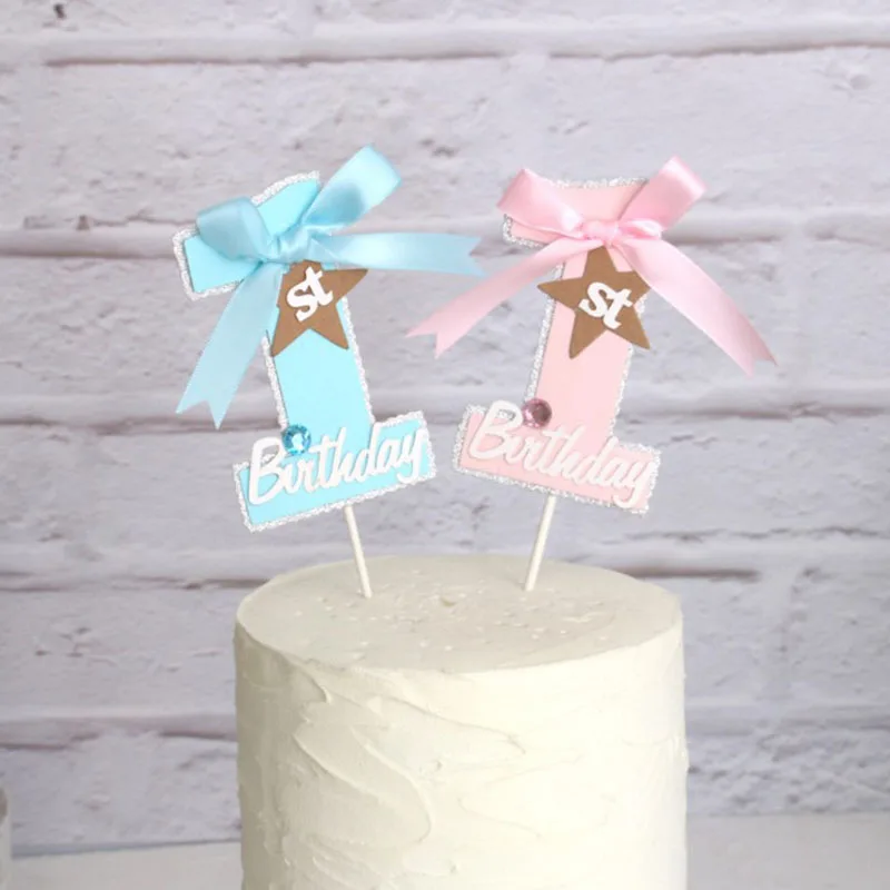 5 шт лук цифры фигурки жениха и невесты Персонализированные Топпер для торта №1