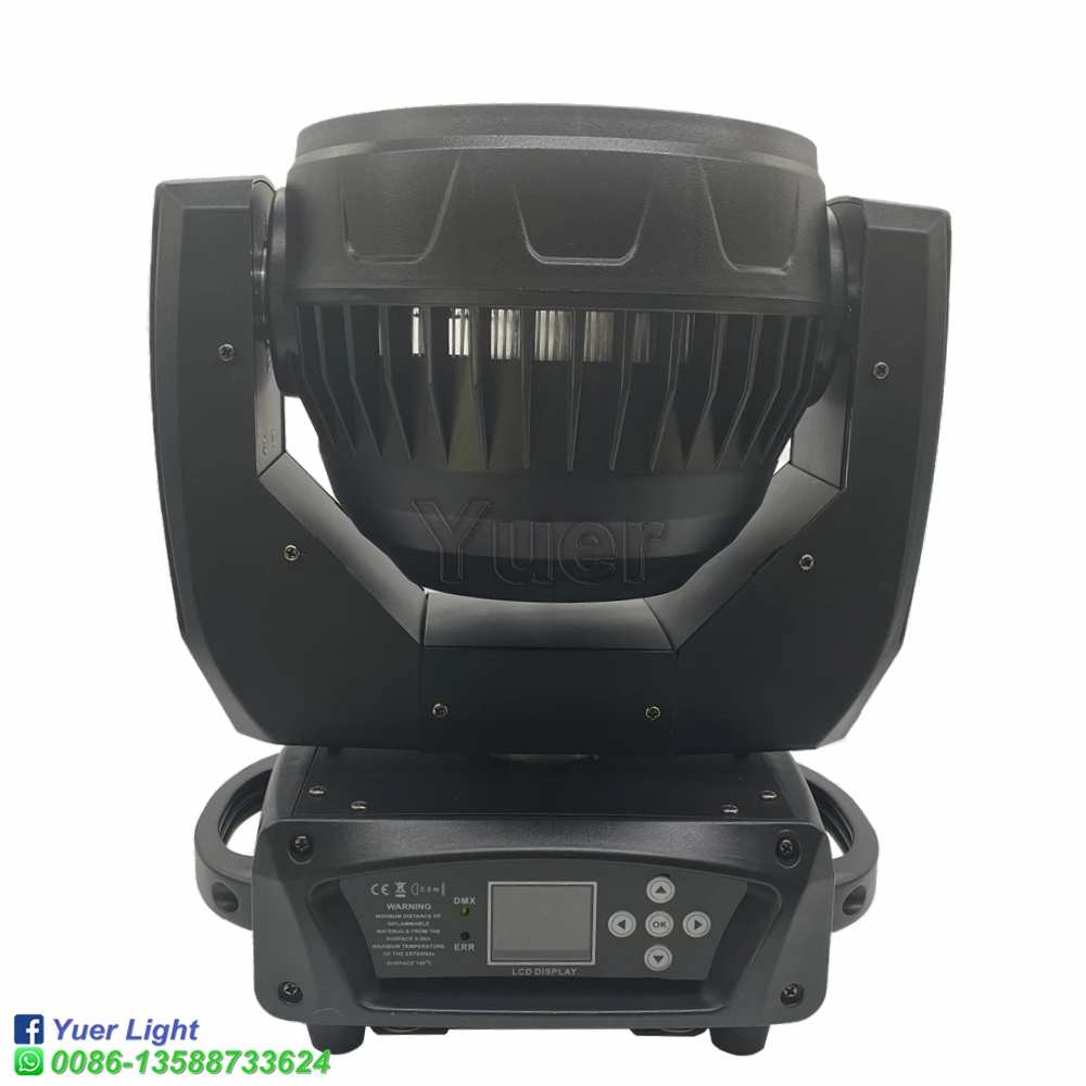 Сценический прожектор YUER Dmx512 для диджея с вращающейся головкой 4 х50 Вт