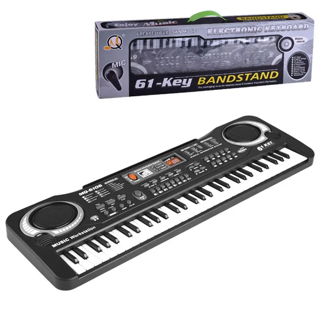 Дети Многофункциональный 61 Ключ Электронный орган музыкальная обучающая
