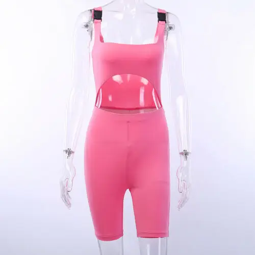 Женский однотонный облегающий тонкий без рукавов бретелек спортивный