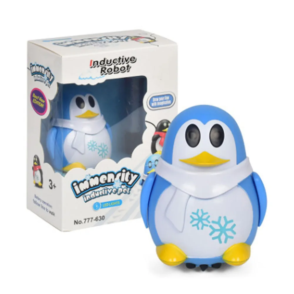 

Follow Any Drawn Line Magic Pen,Penguin Model ABS Plastic Early Educational Toys Kids Birthday Gift Bedroom Decoration