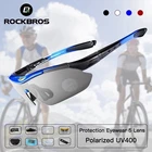 Солнцезащитные очки RockBros поляризационные для мужчин и женщин, для велоспорта, спорта на открытом воздухе, защитные очки с 5 линзами, 29 г