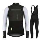 Комплект спортивной одежды мужской, Джерси с длинным рукавом, гелевые брюки с нагрудником 19D, одежда для езды на велосипеде в Испании