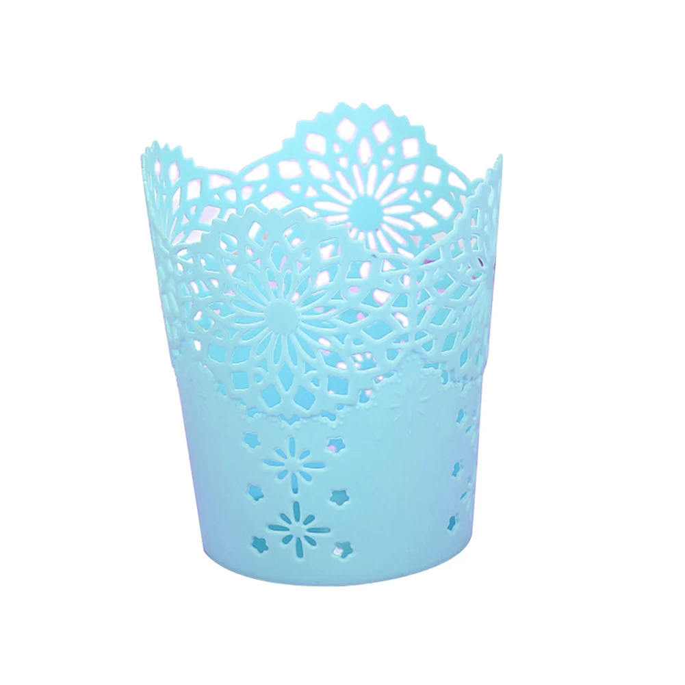 Полый Цветочный держатель для карандашей и кистей настольный органайзер Декор |