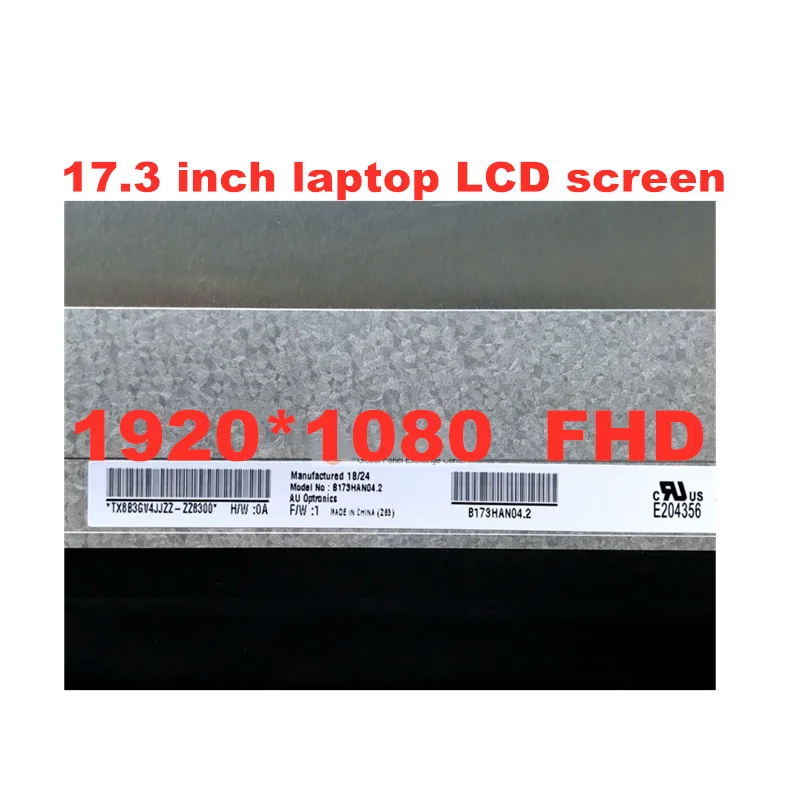 17 3 fhd laptop lcd screen b173han04 2 fit nv173fhm n49 without screw holes 30pin connector 1920x1080 ips 72 free global shipping