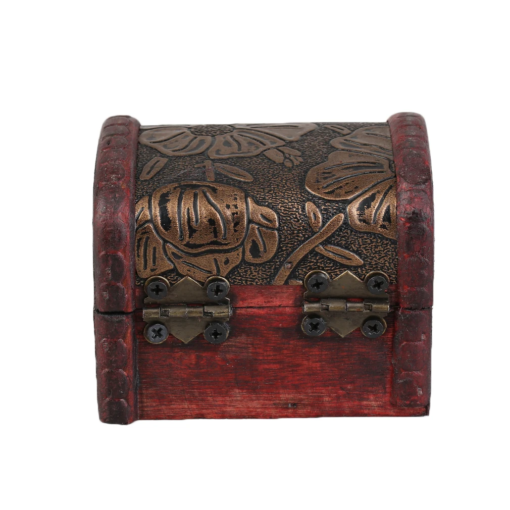 OUTAD Retro Wood Watch Display Box Jewelry Necklace Rings Storage Organizer Random Pattern Delivered cajas para relojes|Заводные