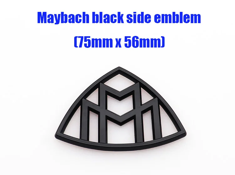 3D боковая эмблема Maybach 1 шт. наклейка с логотипом автомобиля из АБС-пластика на