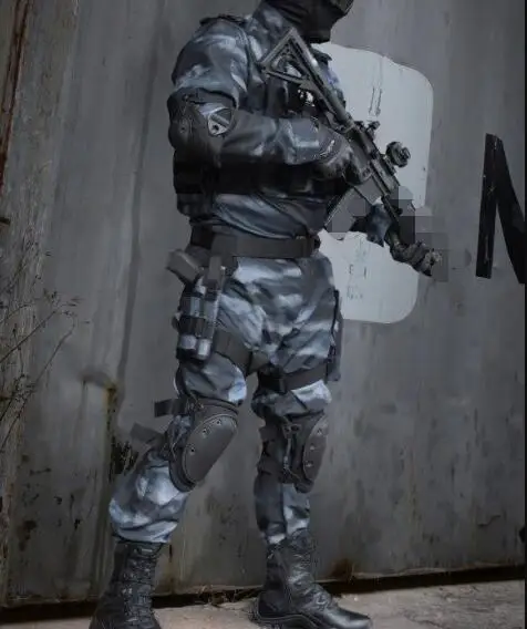 Русская камуфляжная Ночная военная форма черная армейская ночь | Тематическая