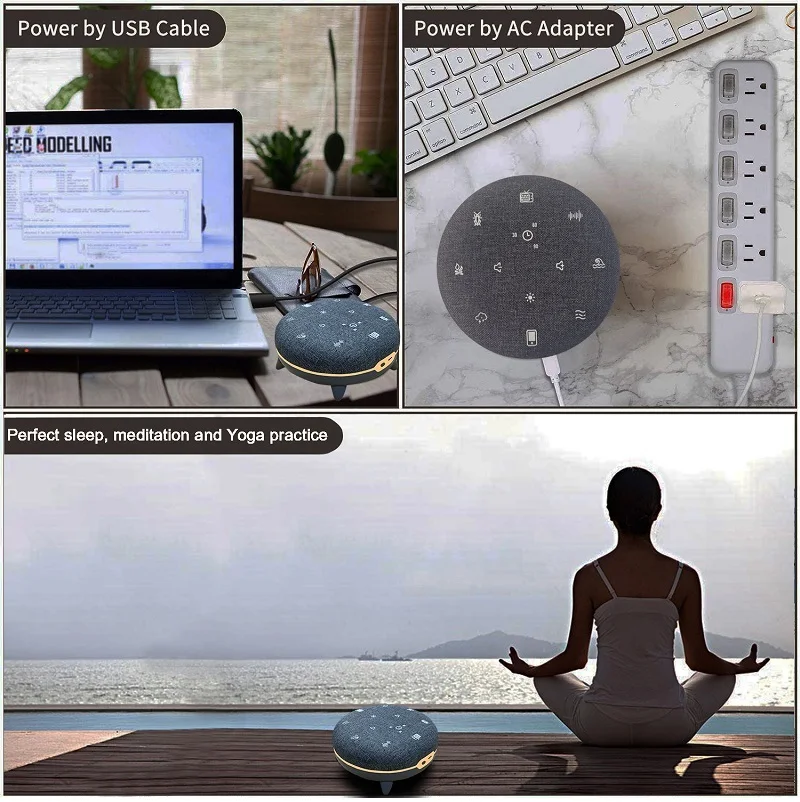 Звуковой аппарат для сна носветильник терапия сном BT 5 0 динамик детский белый шум