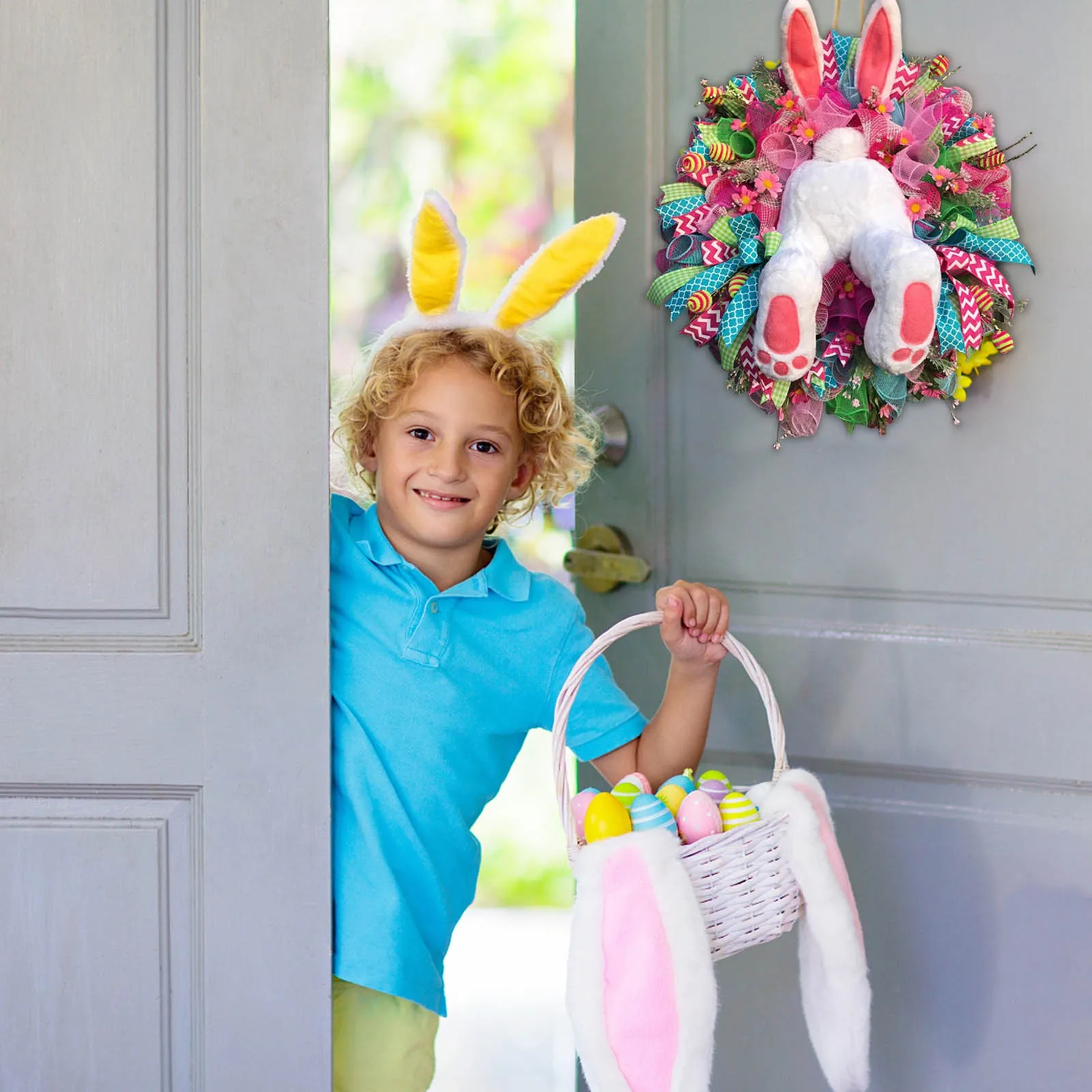 

Garland Home Decor Easter Thief Bunny Butt With Ears Cartoon Bunny Shape Cute Cartoon Bunny Shape Decoration Ornaments Easter