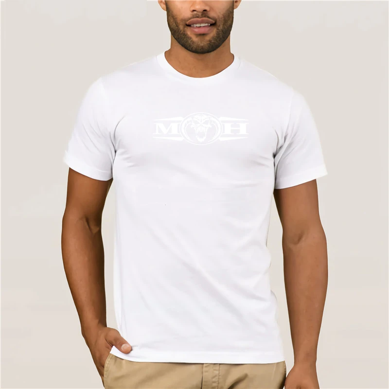 Мастер Hardcore хлопок летняя индивидуальность Banco camiseta популярная ajustada Linda модная мужская футболка - Цвет: white