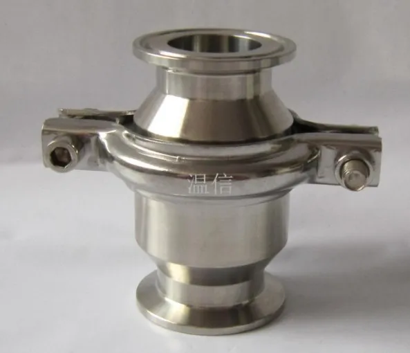 

1-3/4" OD 45MM Hydraulic Sanitary Check Valve Tri Clamp Type Stainless Steel SS304 Ferrule OD 64mm Fit 2" Clamp Clover