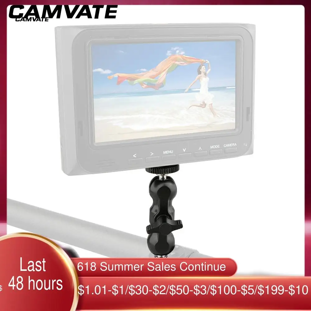 CAMVATE 2 шт. вращающаяся на 360 ° миниатюрная шариковая головка удлинитель с наружным