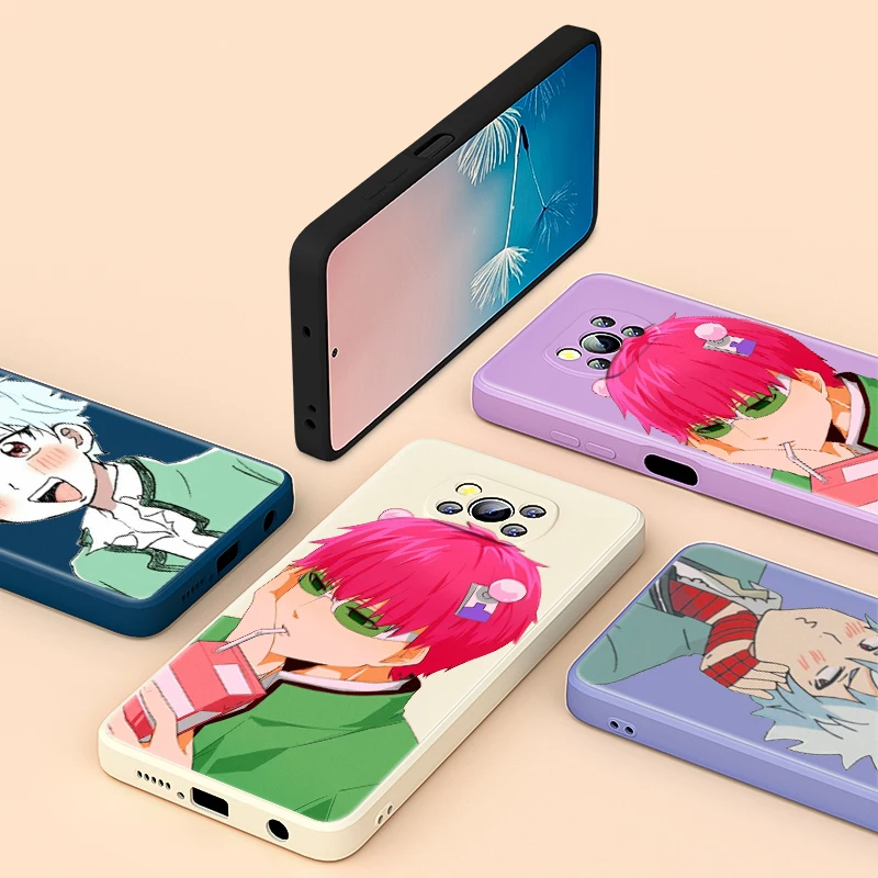 

Japen anime the disastrous life For Xiaomi X3 C3 F3 X2 M2 GT NFC Pro 5G Liquid Soft Cover Phone Case
