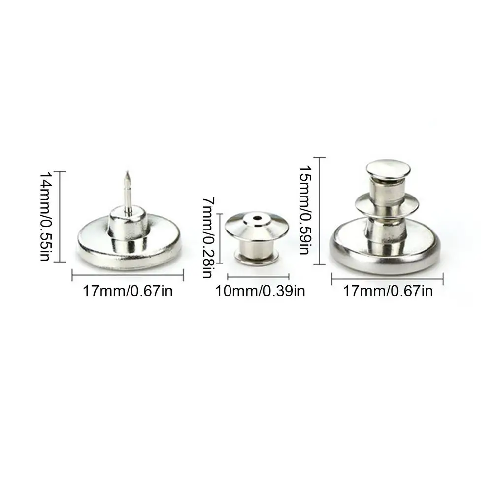 

12PCS/Lot 17mm Replacement Button No Sew Instant Button for Shirts Jeans Suspenders Bags Detachable Pants Craft Decoration